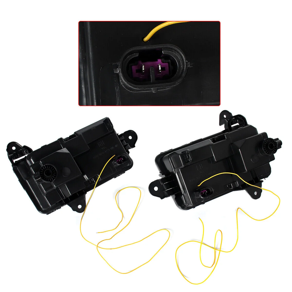 For 2019-2022 GMC Sierra 1500 Denali AT4 Fog Lights Lamp LED W/Black Bezels - Image 7