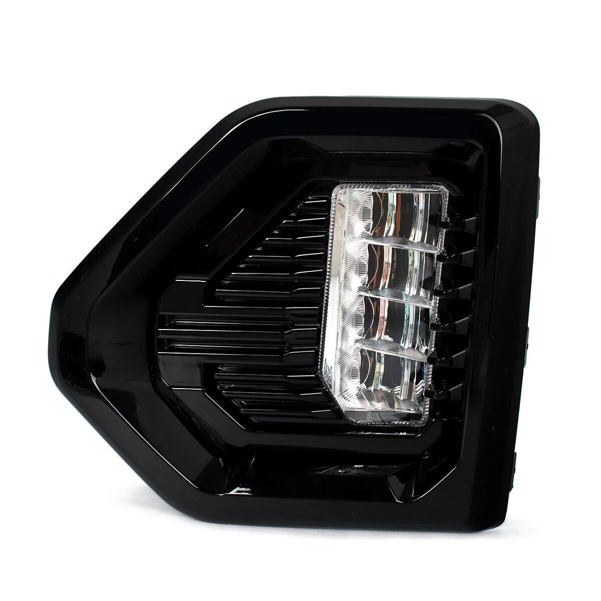 For 2019-2022 GMC Sierra 1500 Denali AT4 Fog Lights Lamp LED W/Black Bezels - Image 8