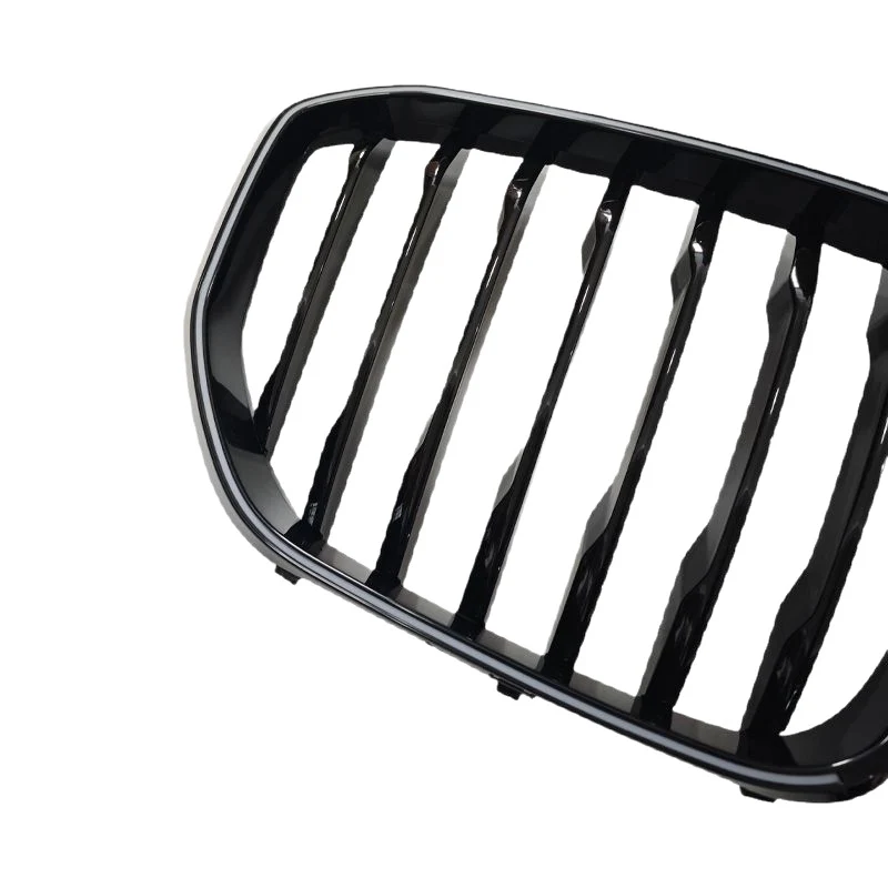 For 2019-2023 BMW X5 G05 Gloss Black Front Grille Grill Mesh w/ LED Lights - Image 7