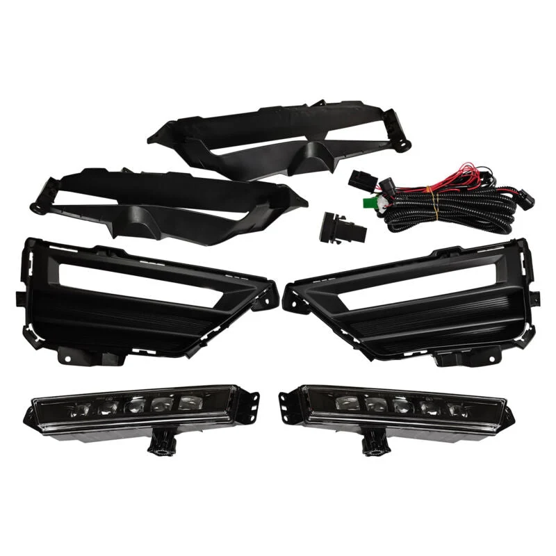 Front Grille Headlight Trim Fog Light Bracket for Honda CRV 2020-2022 - Image 4