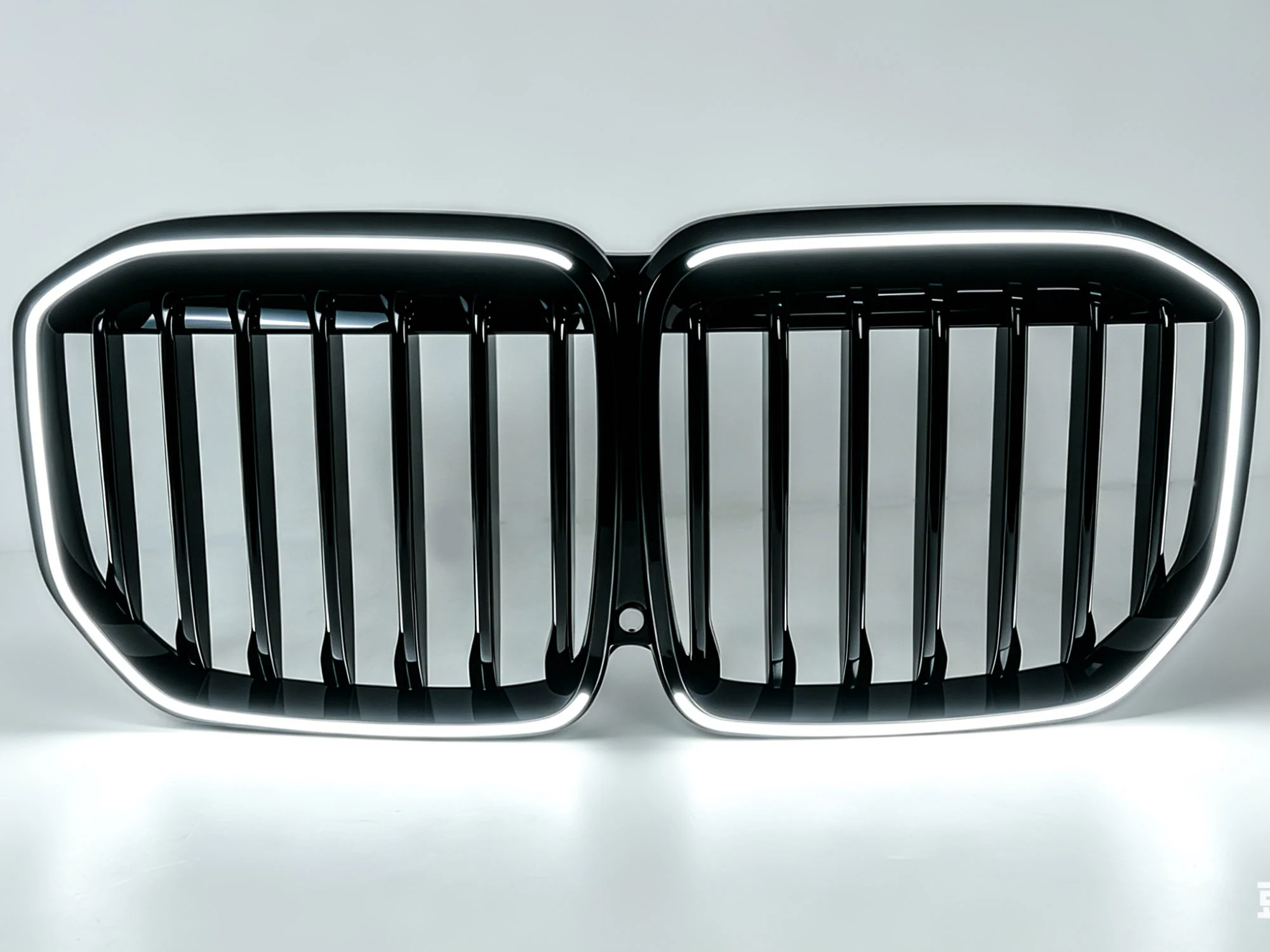 For 2019-2022 BMW X7 G07 LED illuminated Glowing Gloss Black Front Grille/Grill - Image 5