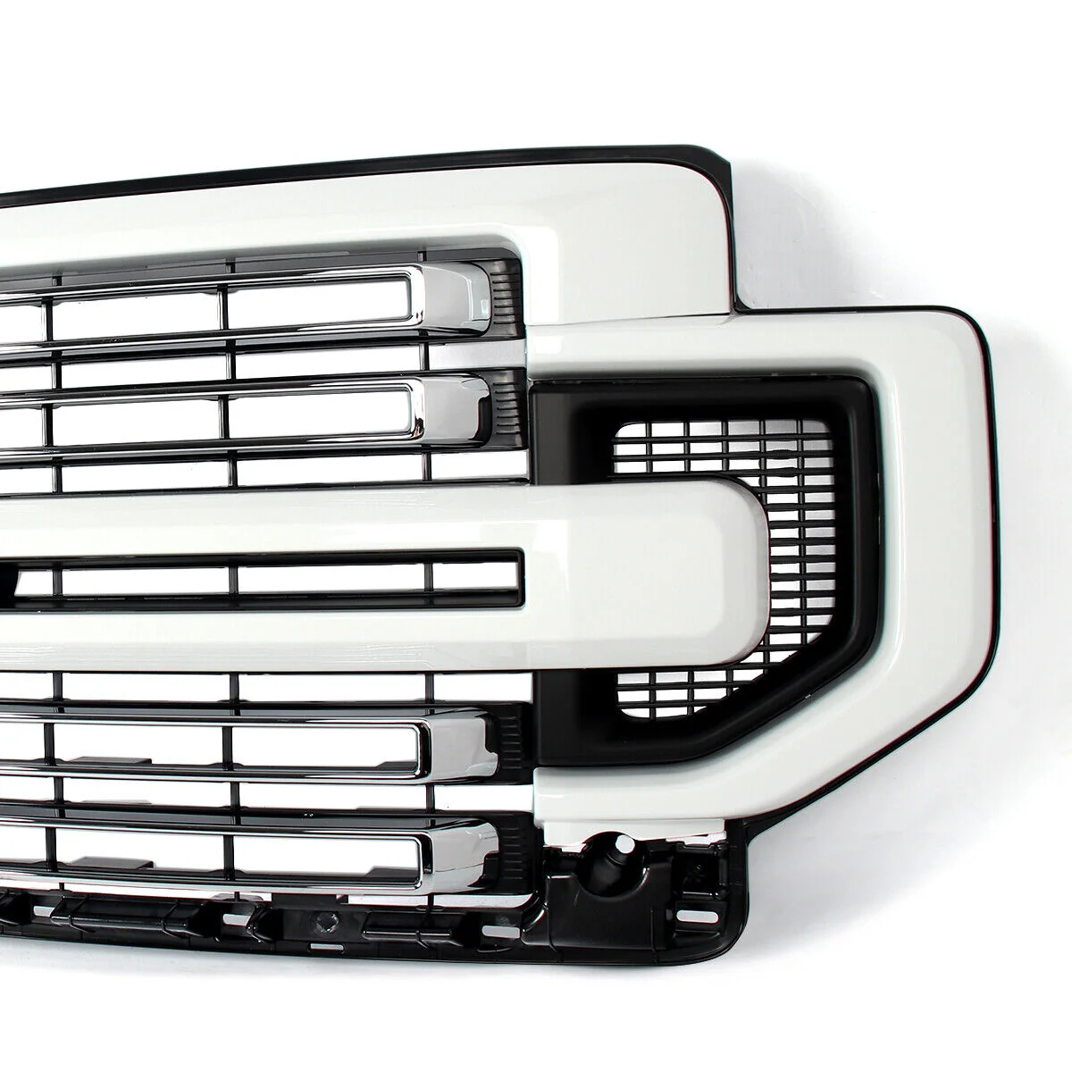 For 2020-2022 Ford F250 F350 F450 Super Duty LIMITED Front Bumper Upper Grille Oxford White - Image 7