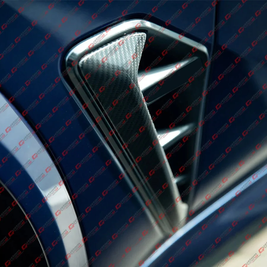 For 2020-2023 BMW F95 X5M Full Carbon Fiber Side Fender Vent Trim Overlay Garnish - Image 10