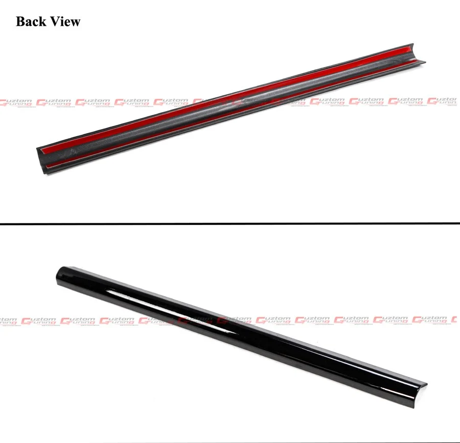 For 2020-2023 Nissan Sentra V2 Gloss Black Front Bumper Lip W/ Grill +Chrome Delete Garnish - Image 8