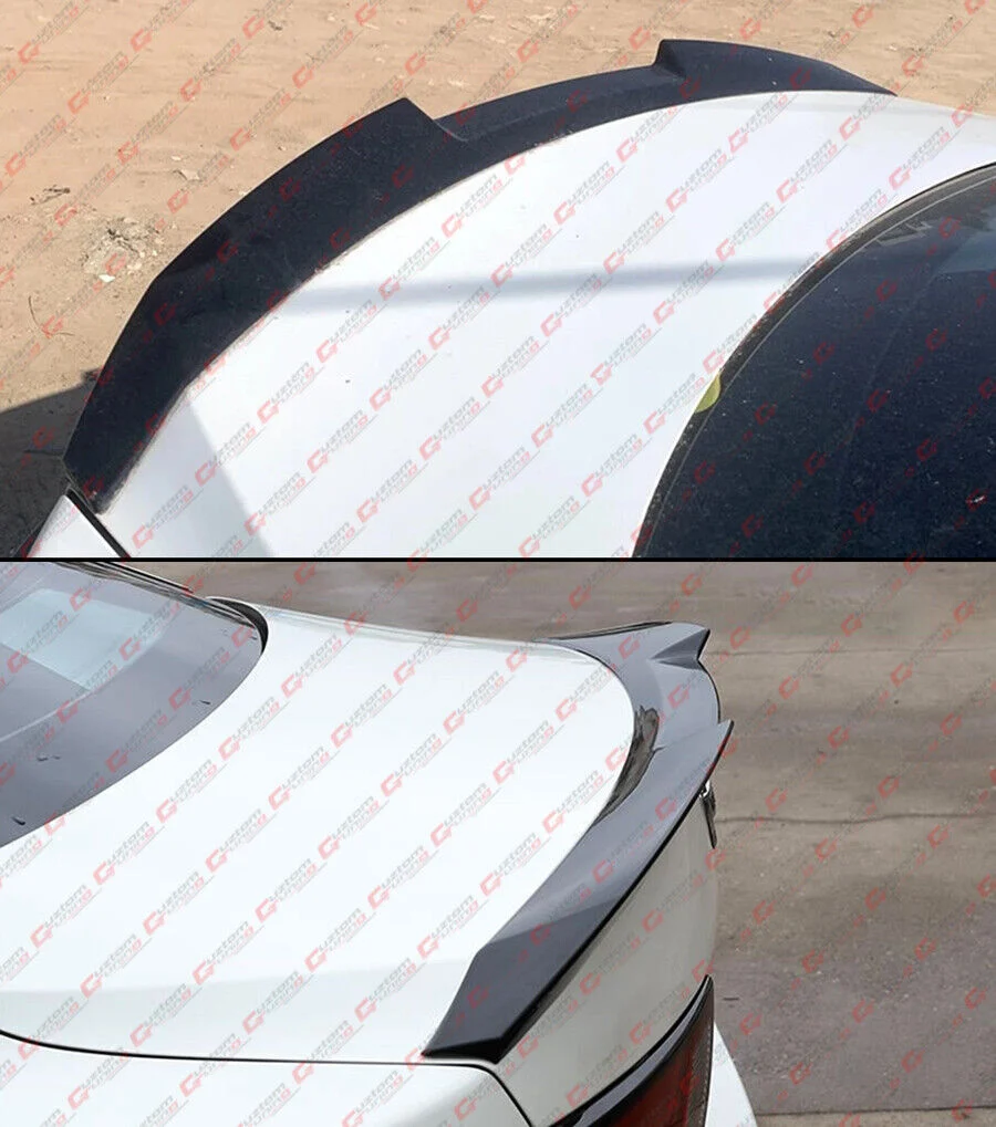 For 2020-2025 Nissan Sentra Gloss Black Rear Trunk Spoiler Wing - Image 5