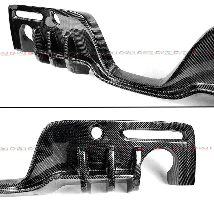 For 2020-2026 Toyota Supra A90 A91 MK5 Real Carbon Fiber Rear Bumper Diffuser Valance - Image 3