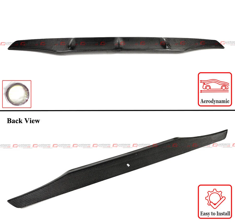 For 2020-2026 Toyota Supra GR A90 CTM Design Carbon Fiber Rear Window Roof Spoiler - Image 2