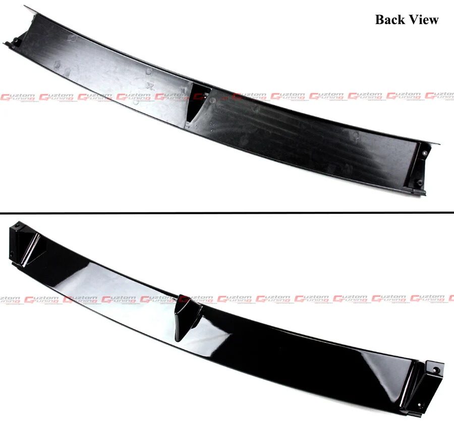 For 2021-2023 BMW G30 530i 540i M550i M Sport LCI Glossy Black Front Lip Splitter - Image 3