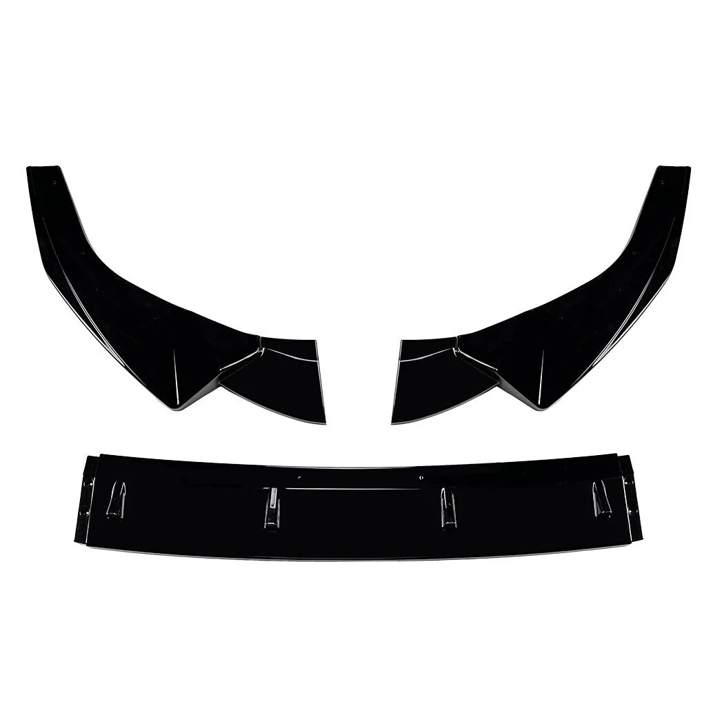 For 2021-2024 Audi A5 S-line S5 Front Bumper Lip Spoiler Splitter Gloss Black - Image 9