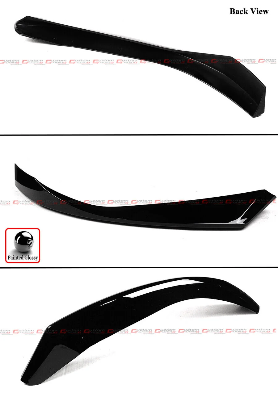 For 2021-2026 BMW G22 G23 430i M440i AC Style Glossy Black Front Bumper Lip Splitter - Image 4