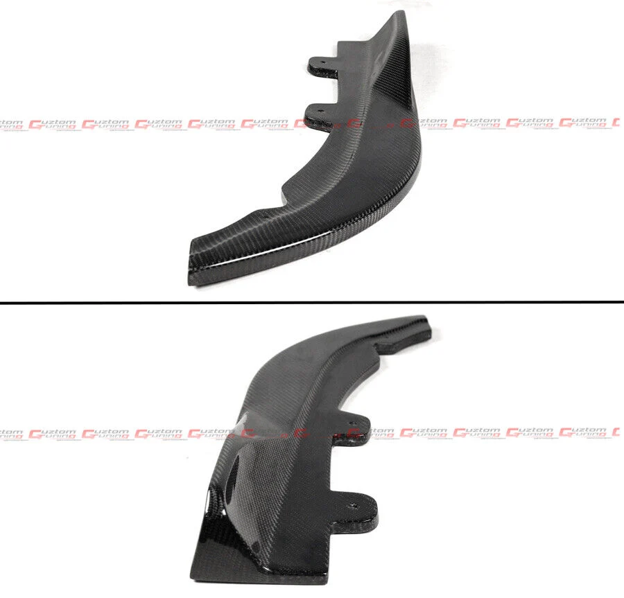 For 2021-2025 BMW G22 G23 430i M440i Coupe Real Carbon Fiber Rear Bumper Extension - Image 3