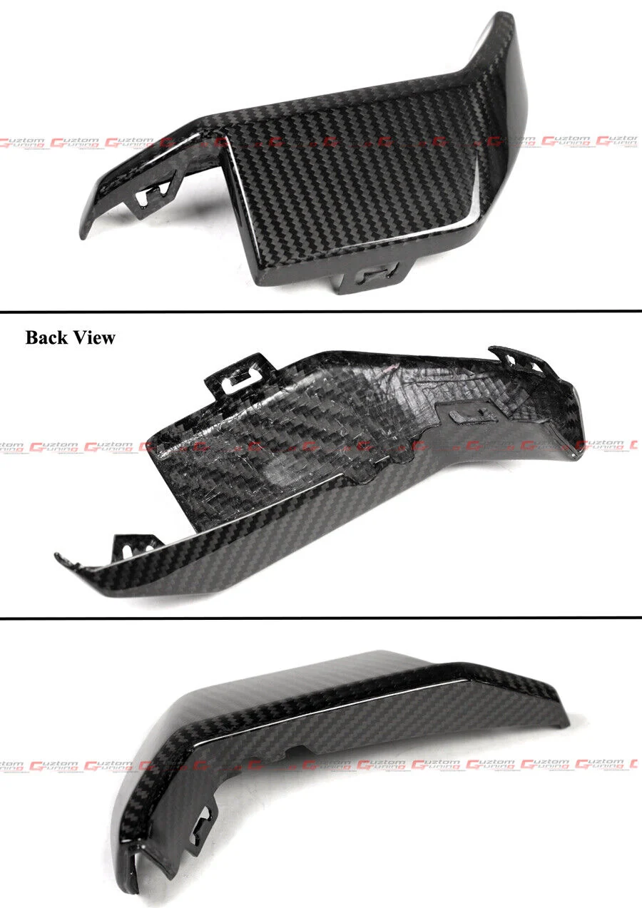 For 2021-2025 BMW G80 M3 G82 G83 M4 Dry Carbon Fiber Rear Bumper Diffuser Trim Replacement - Image 4
