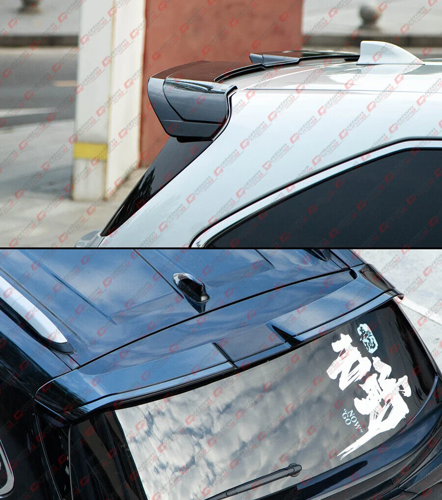 For 2021-2026 Toyota Sienna Gloss Black Rear Roof Spoiler Wing Extension - Image 6