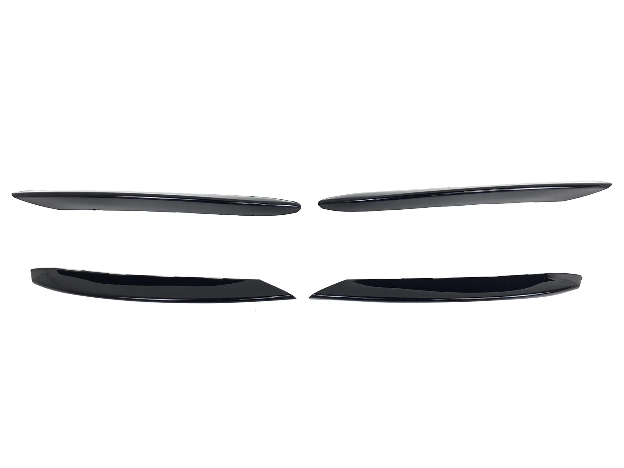 For 2022-2023 Mercedes C W206 S206 AMG Package Front Fog Light Lamp Cover Trim Glossy Black - Image 6