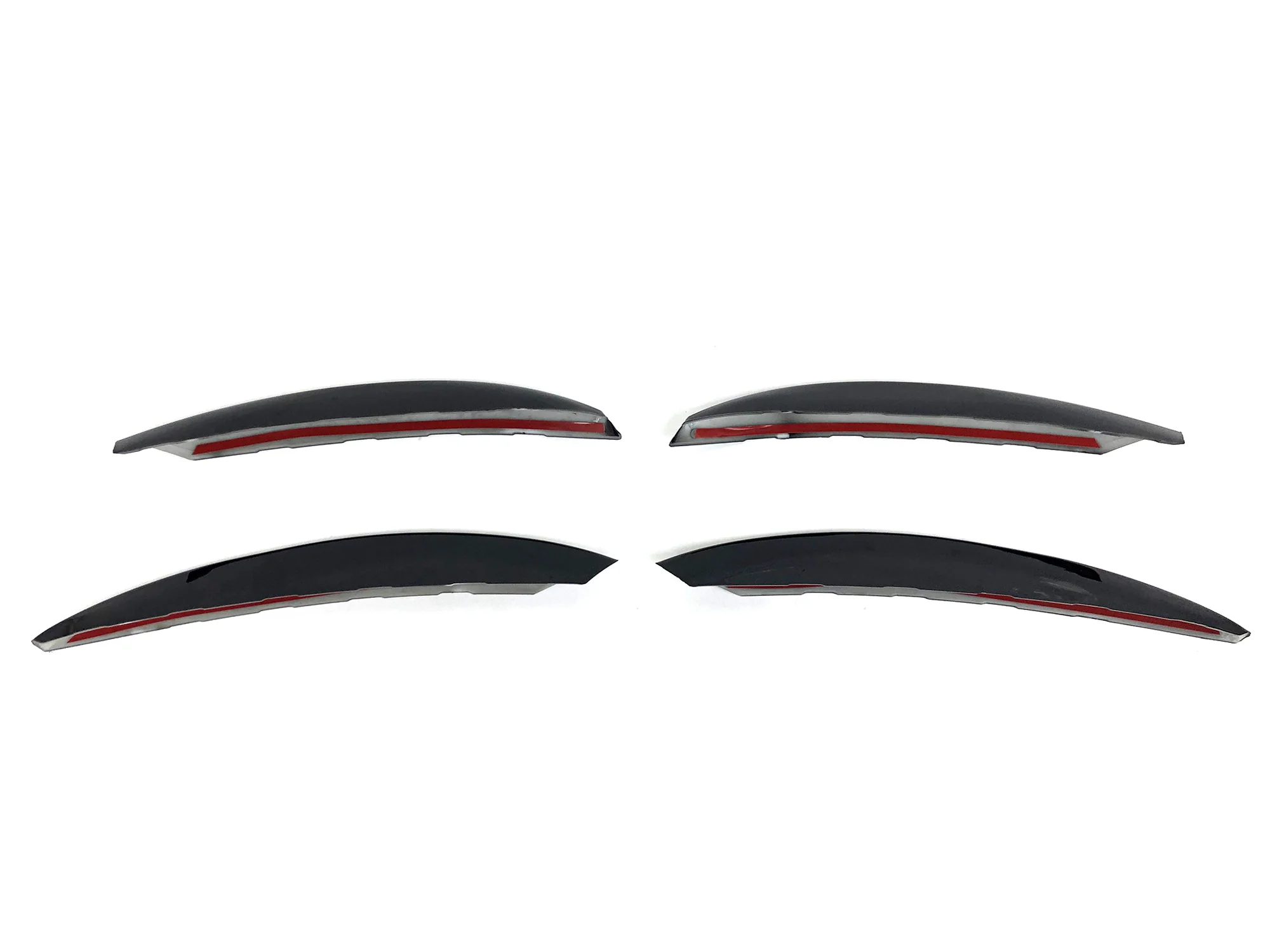 For 2022-2023 Mercedes C W206 S206 AMG Package Front Fog Light Lamp Cover Trim Glossy Black - Image 9