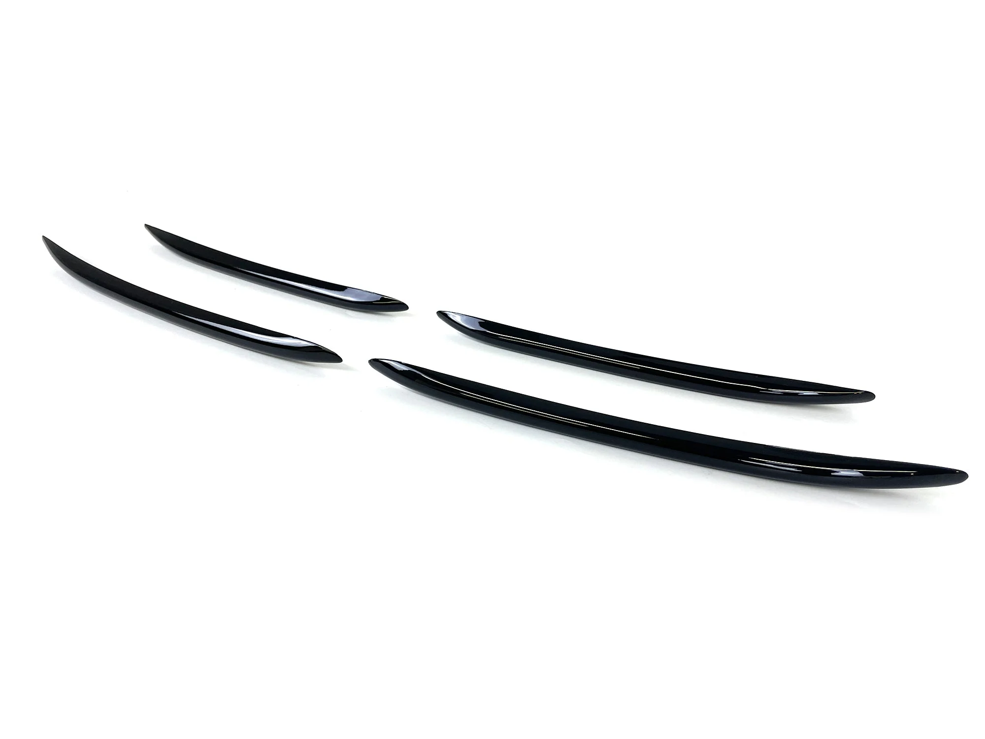 Gloss Black Front Bumper Fog Light Cover Trims For Mercedes W206 S206 C200 C300 C43 AMG 2022-2024 - Image 6