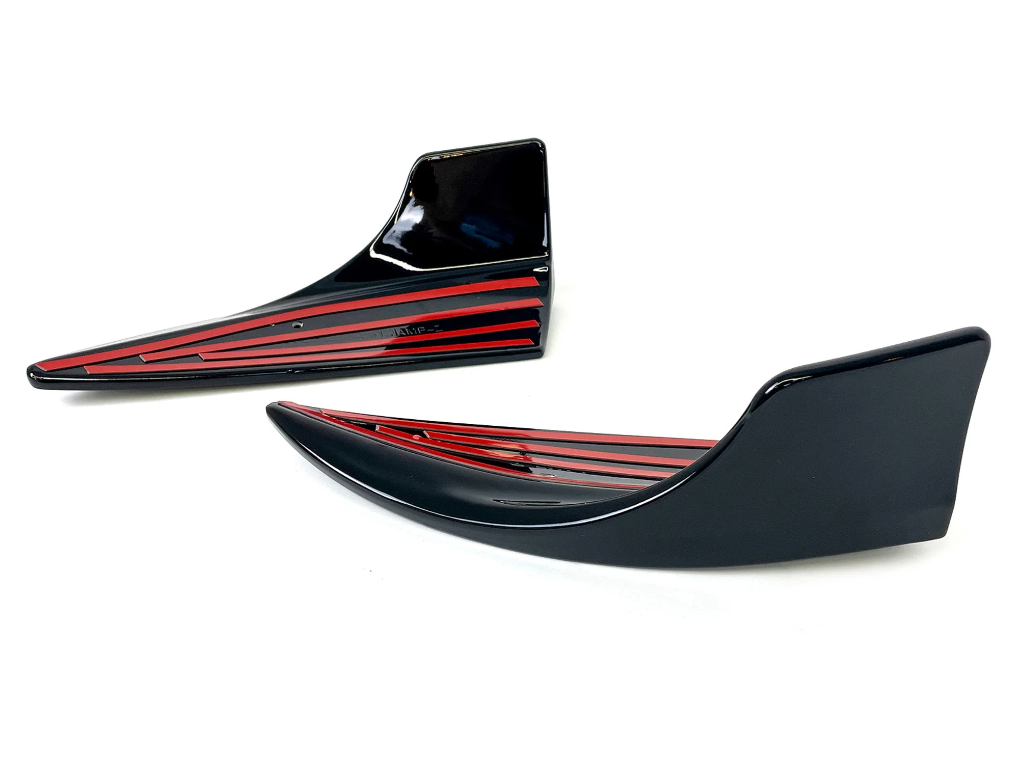 Gloss Black Front Bumper Splitter Spoiler For Mercedes C W206 S206 C300 C43 AMG 2022-2024 - Image 7