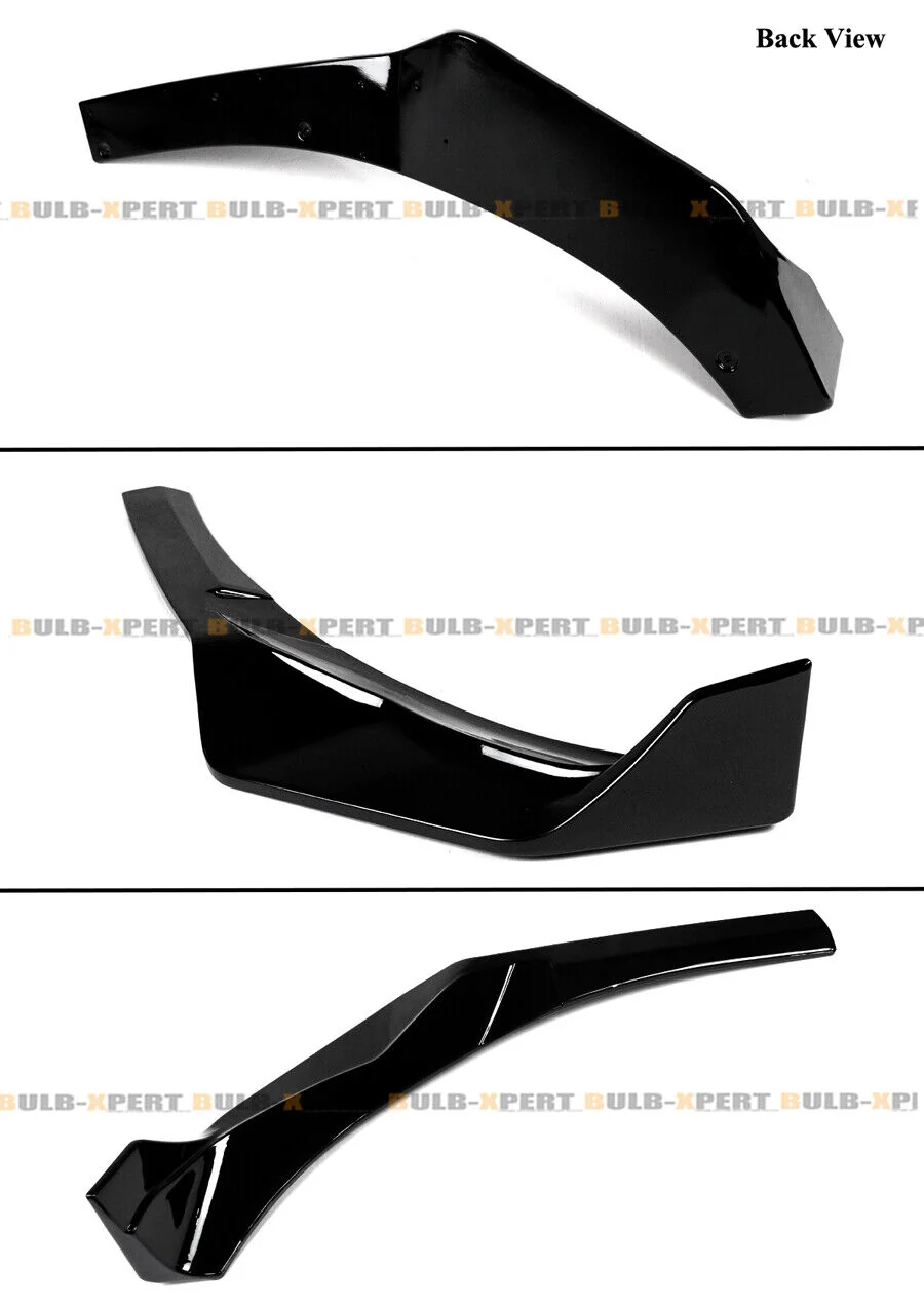 For 2022-2024 BMW G01 X3 G02 X4 LCI M Sport Gloss Black Front Bumper Lip - Image 4