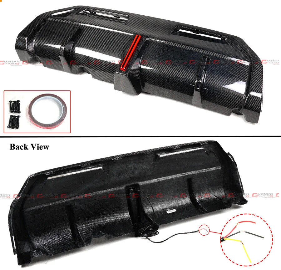 For 2022-2025 BMW G42 230i M240i Coupe Carbon Fiber Bumper LED Diffuser Full Replacement - Image 3