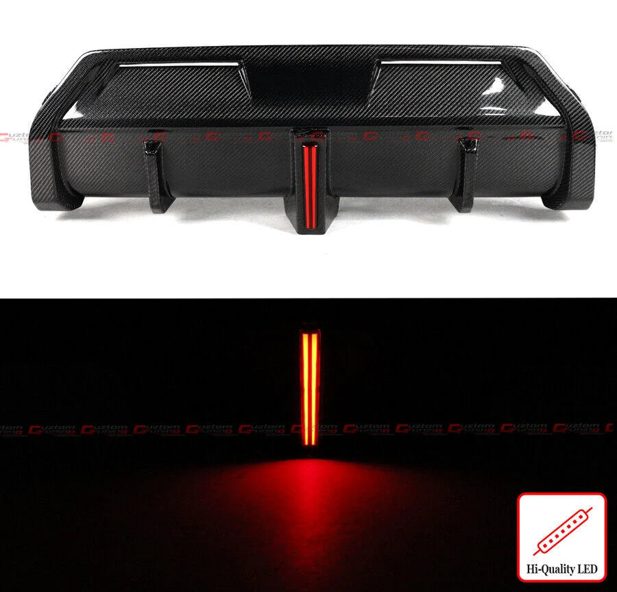 For 2022-2025 BMW G42 230i M240i Coupe Carbon Fiber Bumper LED Diffuser Full Replacement - Image 4