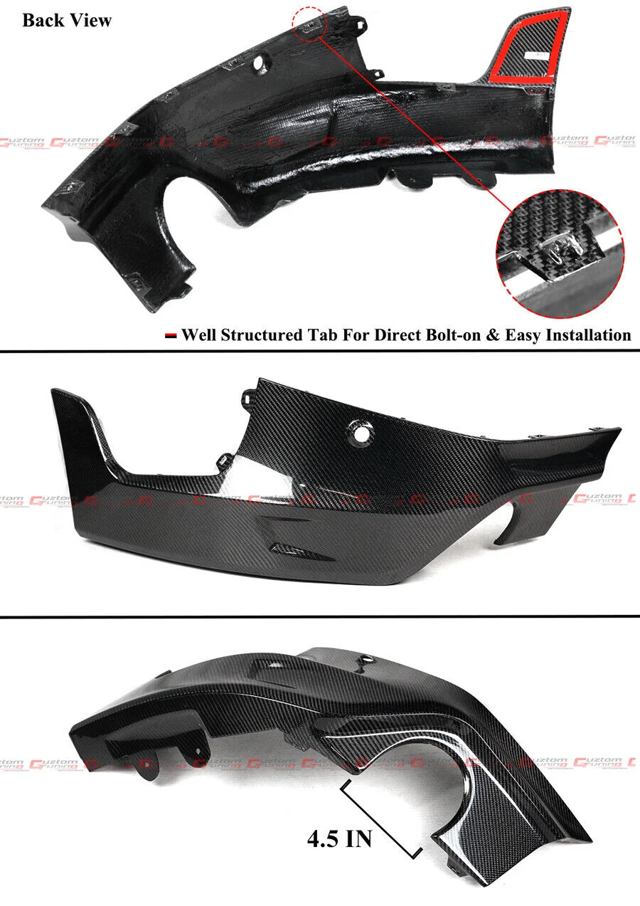 For 2022-2025 BMW G42 230i M240i Coupe Carbon Fiber Bumper LED Diffuser Full Replacement - Image 5