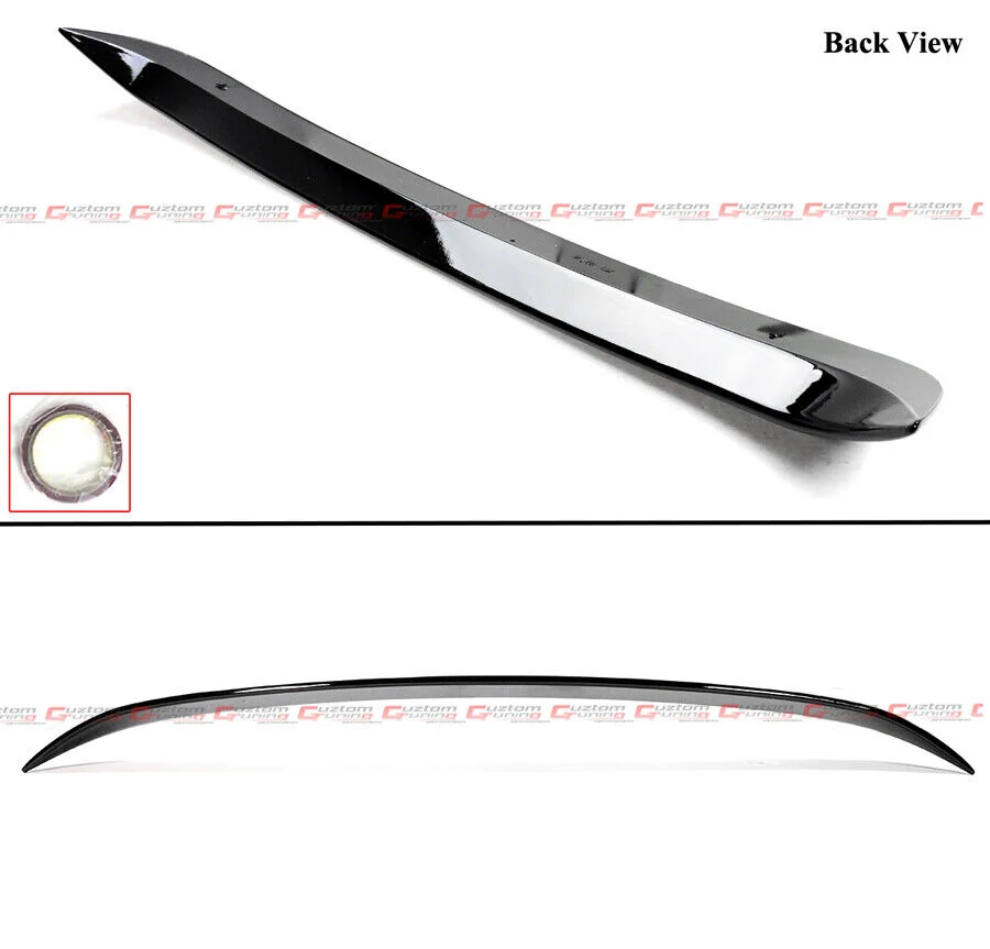 For 2022-2025 Mercedes W206 C300 C43 Sedan GLOSS BLACK Rear Roof Spoiler Wing - Image 2