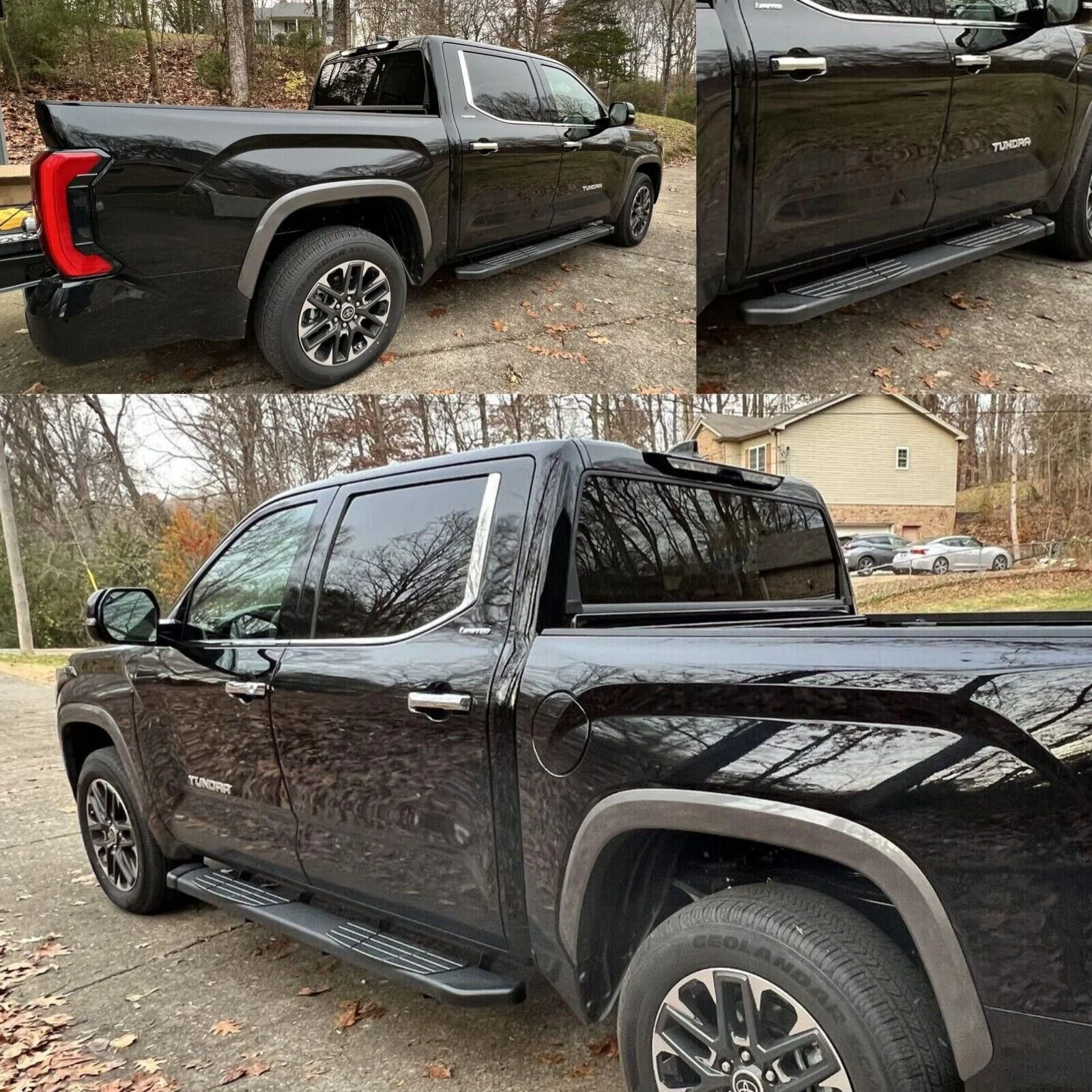 6.5" Running Boards For 2022-2026 Toyota Tundra Crew Max Side Step Nerf Bar - Image 9