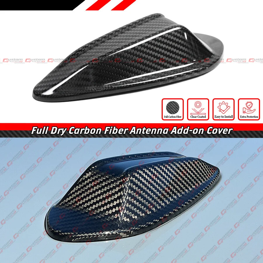 For 2023-2024 BMW G05 G07 G09 X1 X2 X5 X7 X5M Real Carbon Fiber Antenna Cover Cap - Image 2