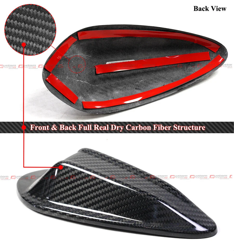 For 2023-2024 BMW G05 G07 G09 X1 X2 X5 X7 X5M Real Carbon Fiber Antenna Cover Cap - Image 3