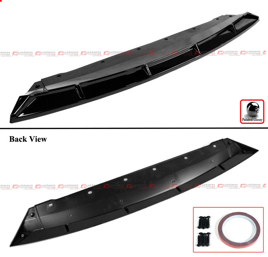 For 2023-2025 BMW G20 M340i 330i M Sport GT Style Gloss Black Front Bumper Lip Kit - Image 4