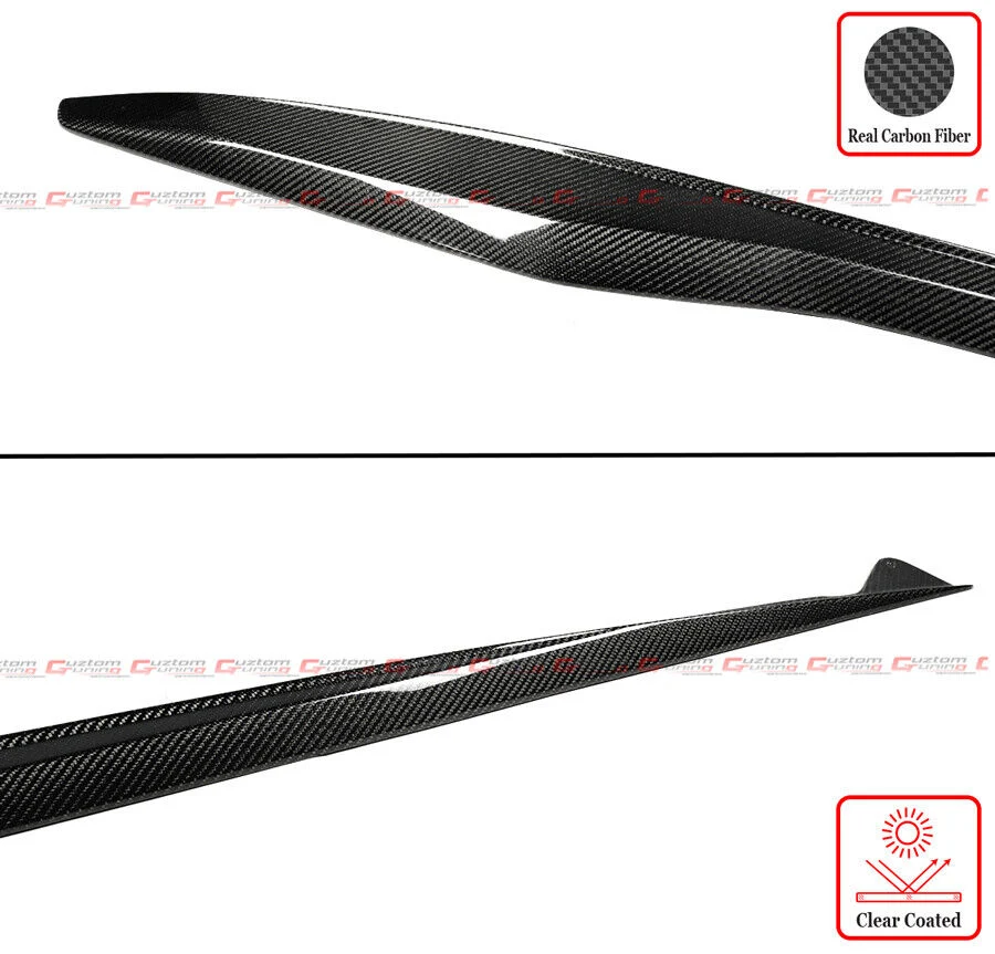 For 2023-2025 Corvette C8 Z06 Carbon Fiber Z07 Style Replacement Side Skirt Splitter - Image 3