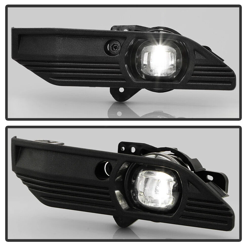 For 2023-2025 GMC Canyon LED Bumper Fog Lights Driving Lamps w/Switch Left+Right - Image 6