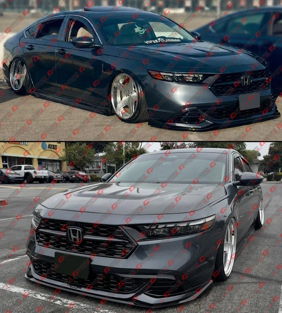 For 2023-2026 Honda Accord Yofer Black Front Mesh Grill Grille - Meteorite Gray Trim - Image 11