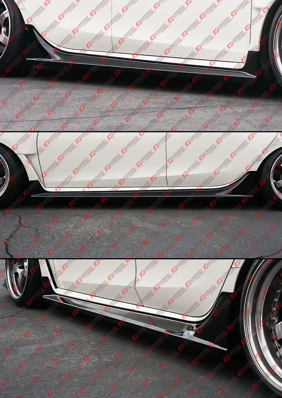 For 2023-2026 Honda Civic Type-R FL5 MU Style Gloss Black Side Skirt Extension - Image 7