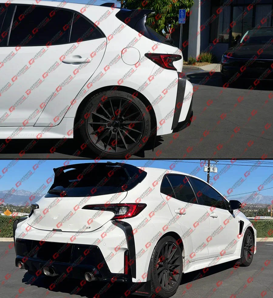 For 2023-2026 Toyota GR Corolla Full Carbon Fiber Rear Bumper Side Vent Trim Garnish - Image 10