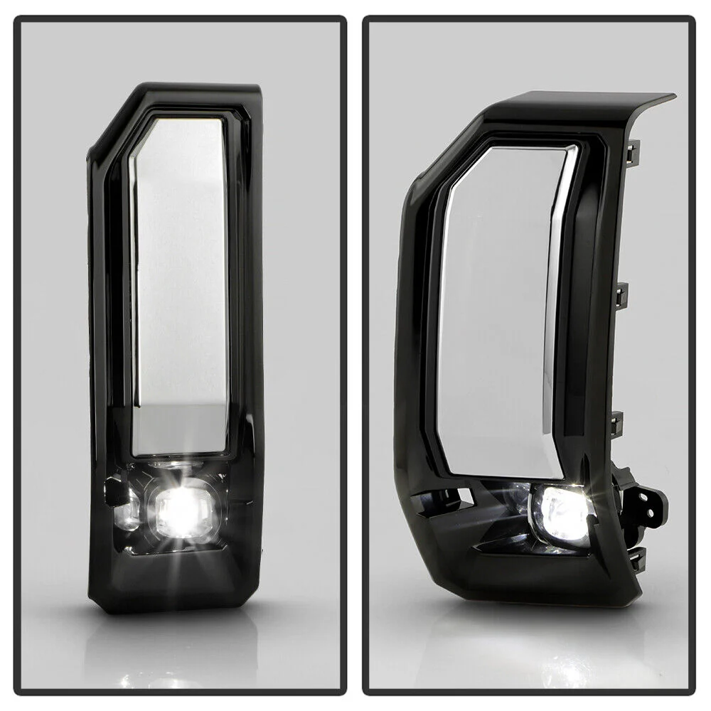 For 2024-2025 GMC Sierra 2500HD 3500HD LED Bumper Fog Lights Lamps w/ Switch Set - Image 6