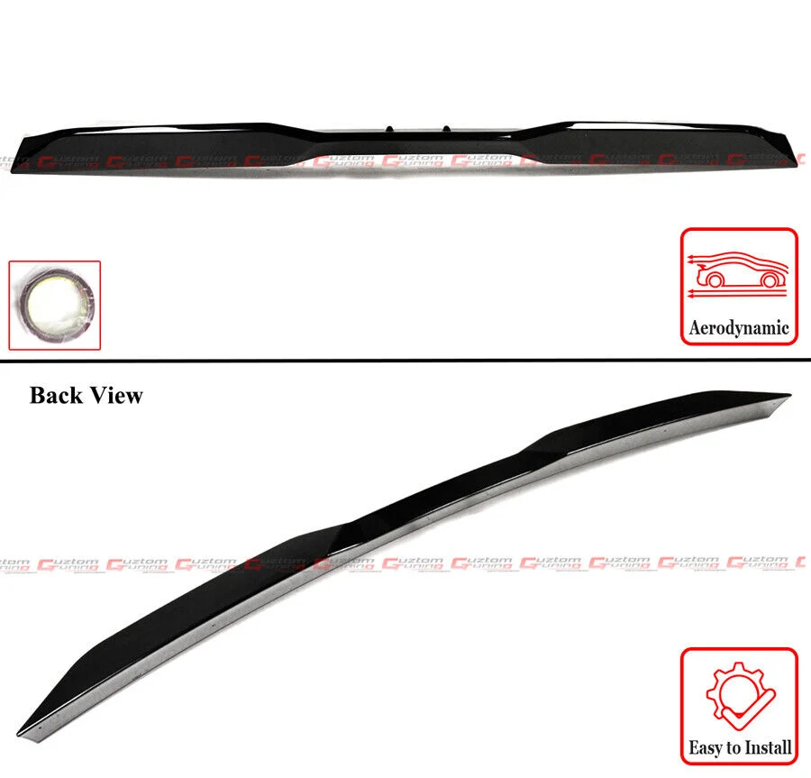 For 2024-2025 Land Cruiser Lexus GX 550 Gloss Black Tailgate Trunk Mid Wing Spoiler - Image 2