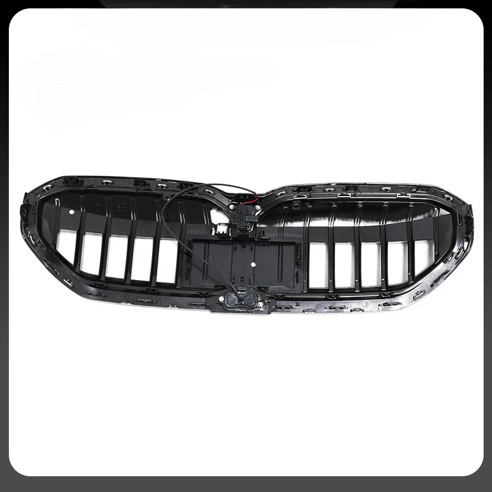 For 2024-2026 BMW 5 Series G60 Front LED Grille Bumper Upper Grill Radiator Gloss Black - Image 5