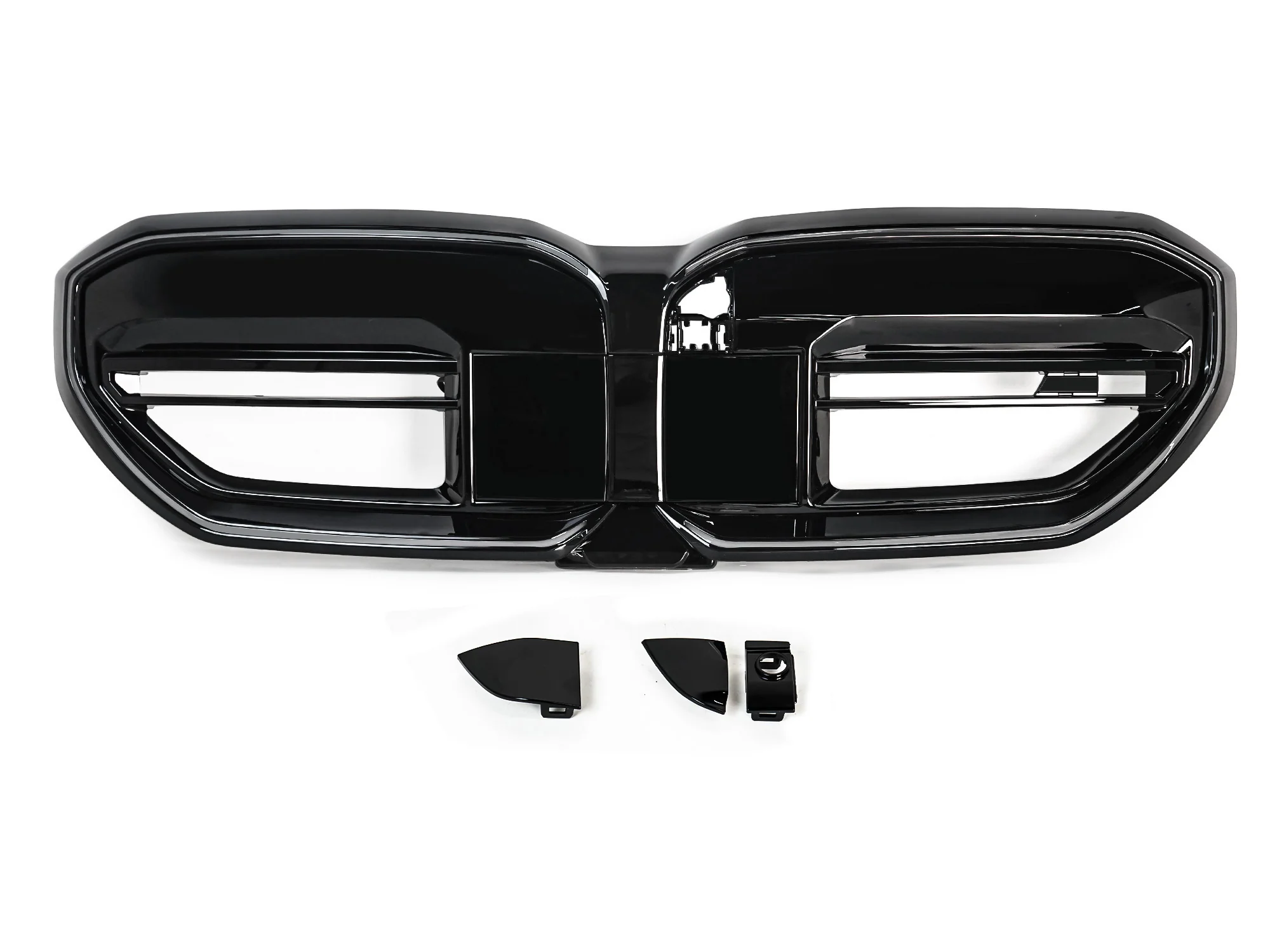 For 2024-2026 BMW 5-Series I5 G60 G61 M60 Gloss Black Front Kidney Grille w/ LED Light - Image 6