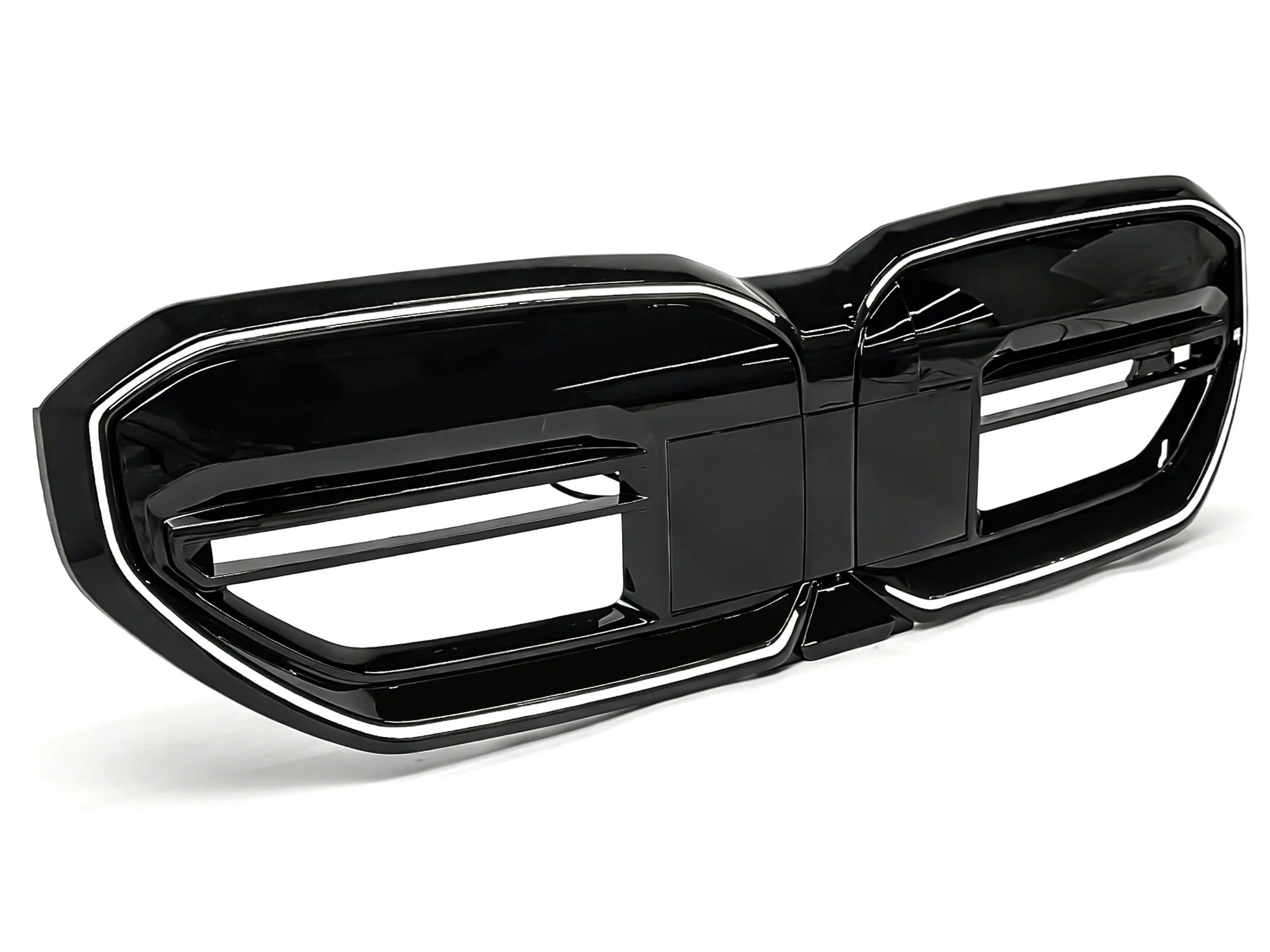 For 2024-2026 BMW 5-Series I5 G60 G61 M60 Gloss Black Front Kidney Grille w/ LED Light - Image 8