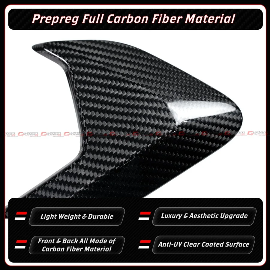 For 2024-2026 BMW G05 F95 X5 X5M LCI Full Carbon Fiber Side Fender Vent Trim Overlay - Image 7