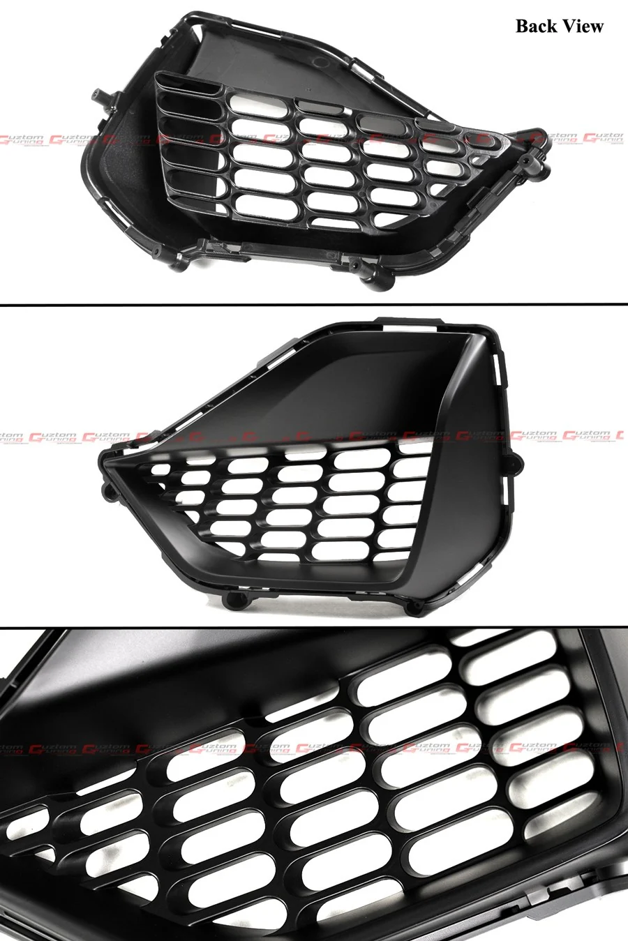 For 2024-2026 Ford Mustang GT Matt Black R Style Front Bumper Air Duct Replacement - Image 2