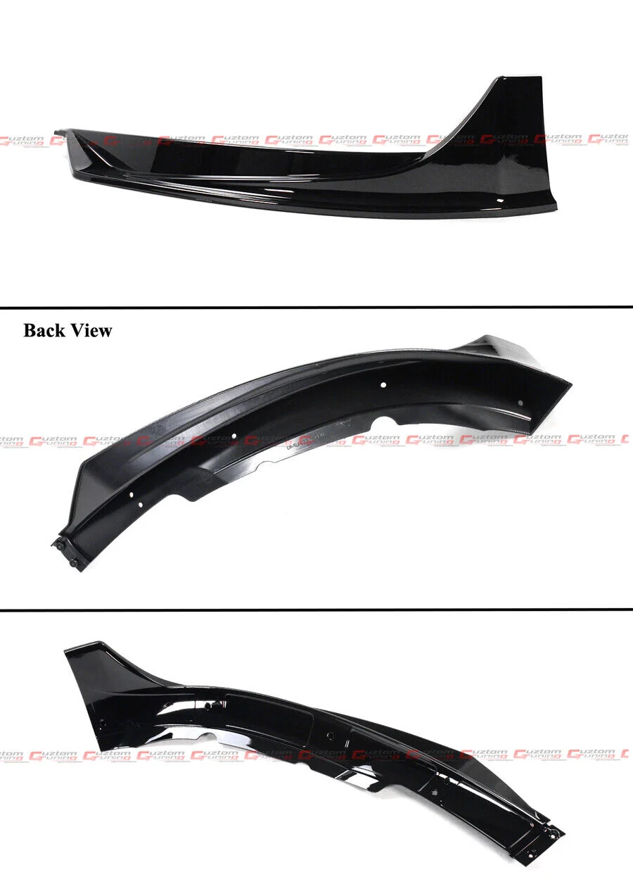 For 2024+ Tesla Model 3 Highland Gloss Black Front Lip Spoiler - Image 5