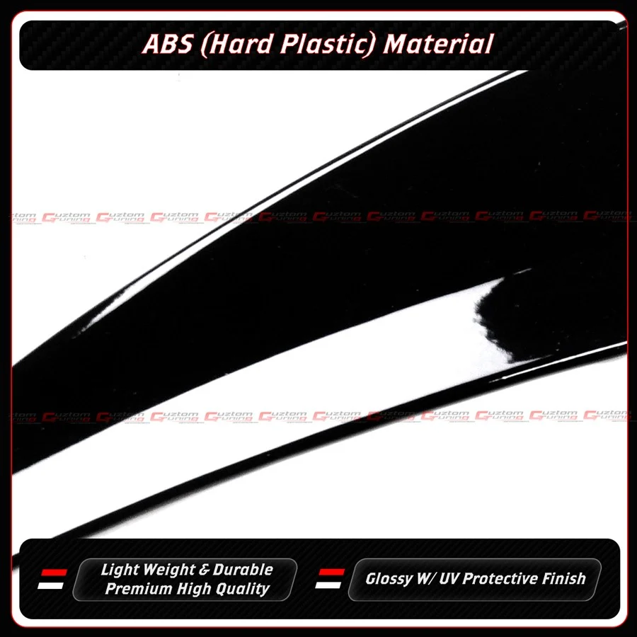 For 2025-2026 BMW G45 X3 V-ST Style Gloss Black Highkick Rear Roof Spoiler Wing Lid - Image 4