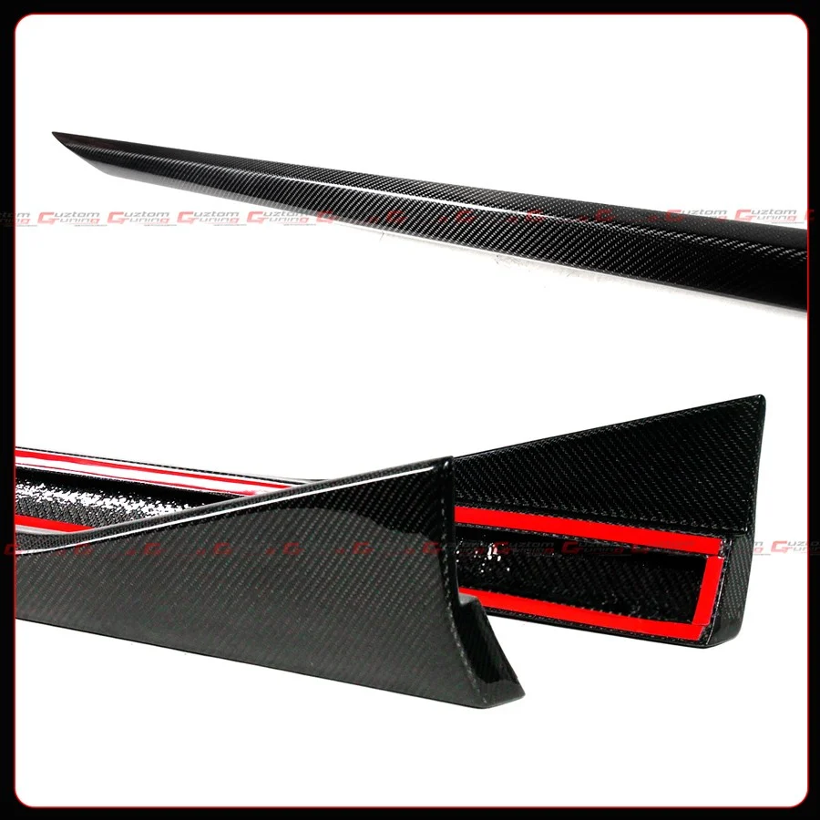 For 2025-2026 BMW G90 G99 M5 Add-on Real Carbon Fiber Side Skirt Extension - Image 4