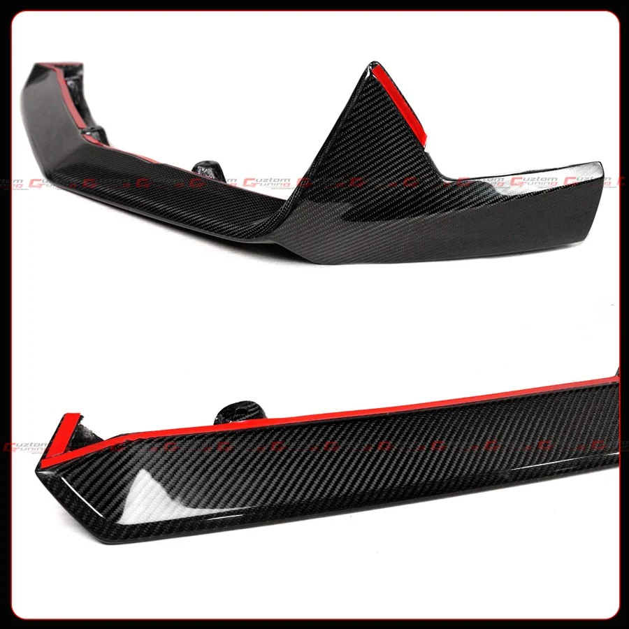 For 2025-2026 BMW G90 G99 M5 Real Carbon Fiber Front Bumper Lip - Image 4