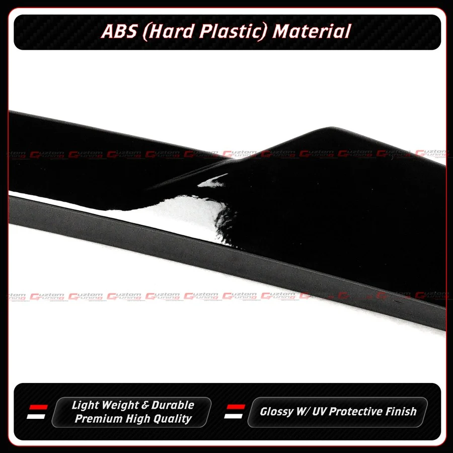 For 2025-2026 BMW X3 G45 Gloss Black High Kick Rear Mid Wing Lid Spoiler - Image 4
