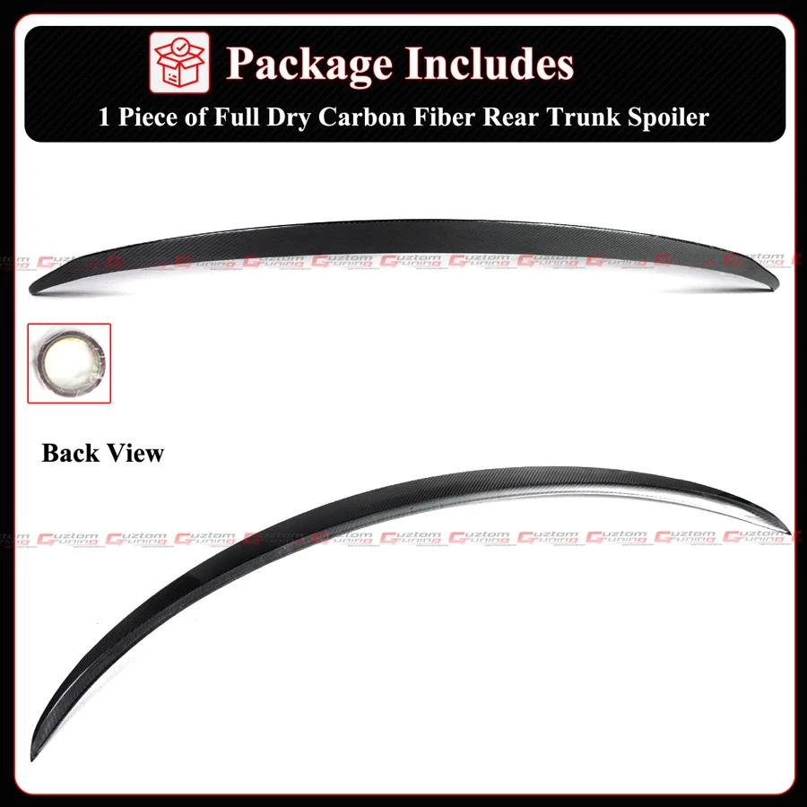 For 2025-2026 Tesla Model Y Juniper Performance Full Carbon Fiber Trunk Spoiler Wing - Image 4