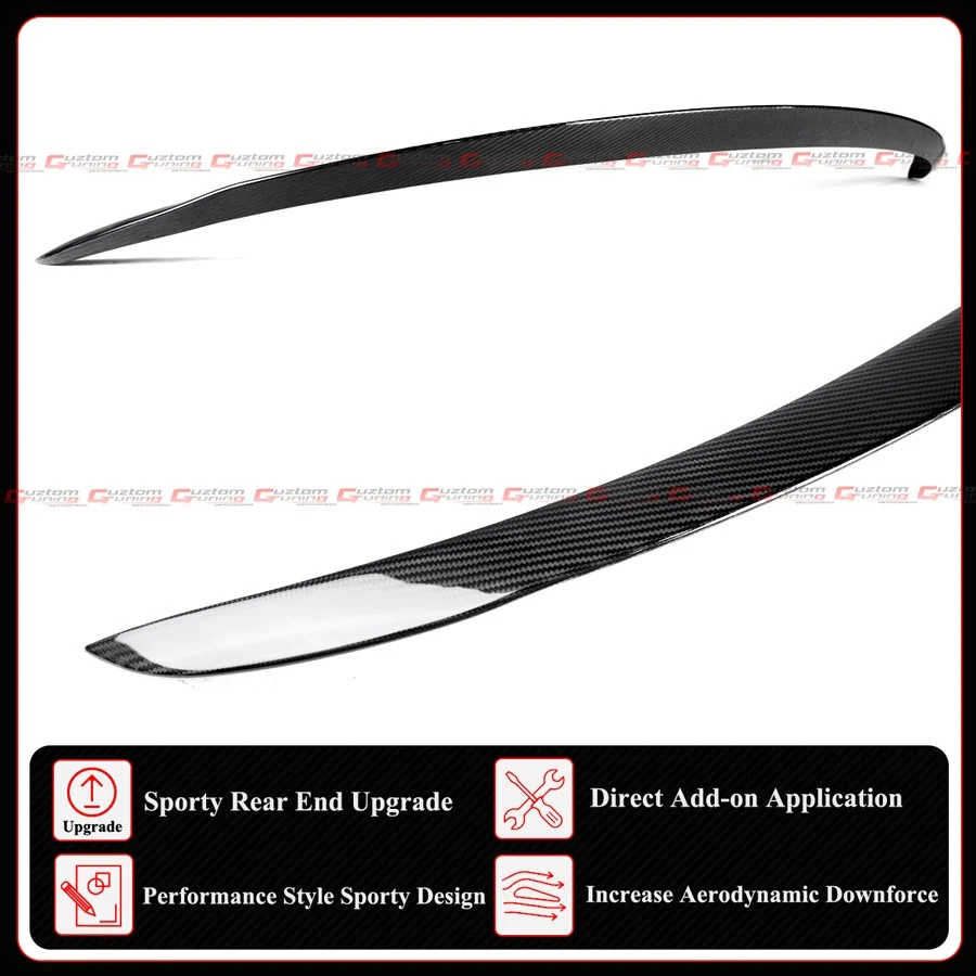For 2025-2026 Tesla Model Y Juniper Performance Full Carbon Fiber Trunk Spoiler Wing - Image 5