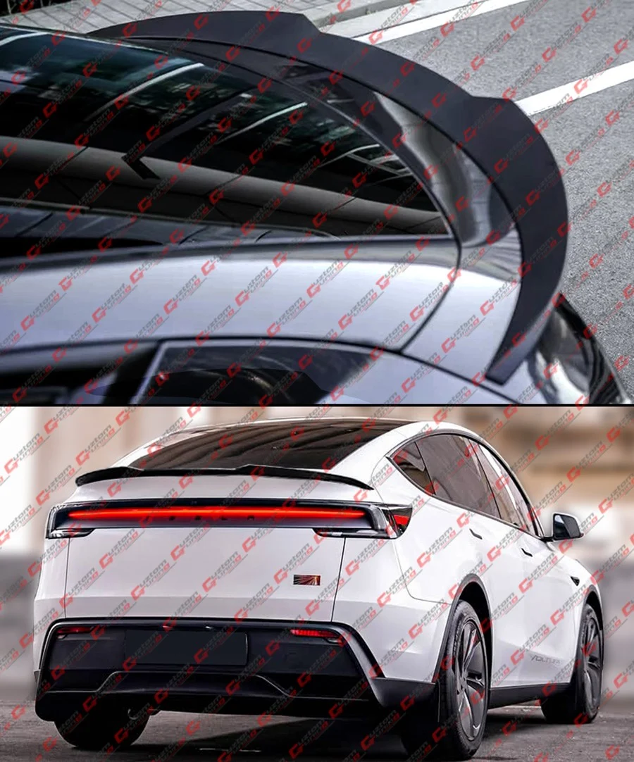 For 2025-2026 Tesla Model Y Juniper V Style Aero Gloss Black Rear Trunk Spoiler - Image 7
